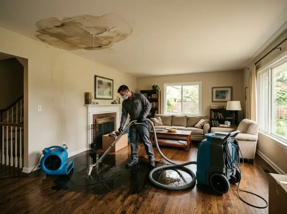 attic-pipe-burst-ceiling-drip-008 — frequently asked questions, Water Damage Restoration & Carpet Care in Everett, MA